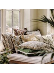OKA Carthew Embroidered Cushion - thumbnail 2