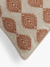 OKA Carthew Embroidered Cushion - thumbnail 3