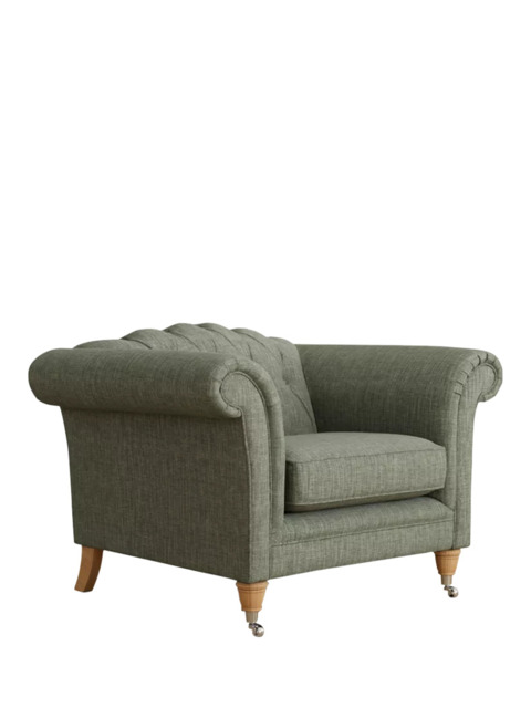 Laura Ashley Gloucester Armchair, Oak Leg - image 1