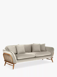 ercol for John Lewis Hexton Large 3 Seater Sofa, Vintage Ash Leg