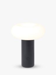 The Conran Shop Torus Rechargeable Portable Table Lamp, Black - thumbnail 3