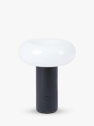The Conran Shop Torus Rechargeable Portable Table Lamp, Black