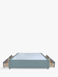 John Lewis Non-Sprung Upholstered 4 Drawer Divan Base, Double - thumbnail 4