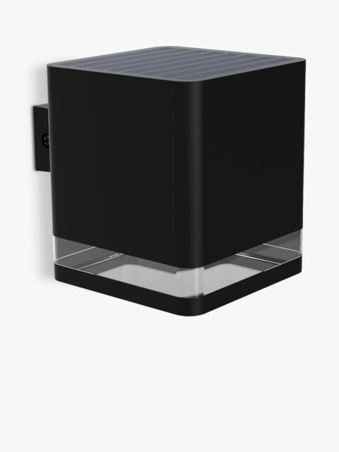 Philips Virona Solar Power LED Outdoor Wall Light, Black - image 1
