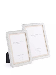 Laura Ashley Cartmel Metal Photo Frame, Silver Plated - thumbnail 5