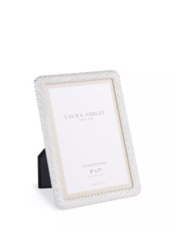 Laura Ashley Cartmel Metal Photo Frame, Silver Plated - thumbnail 2
