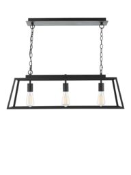 Där Claudia 3 Pendant Bar Ceiling Light, Black - thumbnail 2