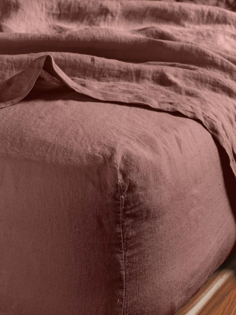 Bedfolk 100% Linen Standard Fitted Sheets - image 1