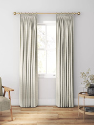 Clarke & Clarke Aveiro Made to Measure Curtains or Roman Blind, Natural - thumbnail 3