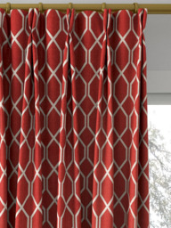Sanderson Botanic Trellis Made to Measure Curtains or Roman Blinds, Bengal Red - thumbnail 4