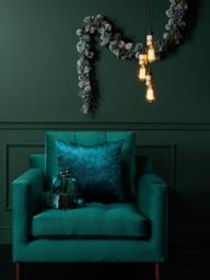 John Lewis Italian Cut Velvet Square Cushion - thumbnail 4