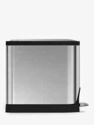Simplehuman Butterfly Bathroom Pedal Bin, 9L, Stainless Steel - thumbnail 4