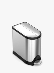 Simplehuman Butterfly Bathroom Pedal Bin, 9L, Stainless Steel