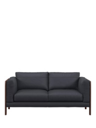 John Lewis Nest Medium 2 Seater Leather Sofa, Dark Leg - thumbnail 4