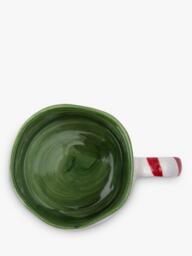 Wednesday Tea Collective Christmas Cat Stoneware Mug, 300ml - thumbnail 4