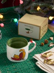 Wednesday Tea Collective Christmas Cat Stoneware Mug, 300ml - thumbnail 6