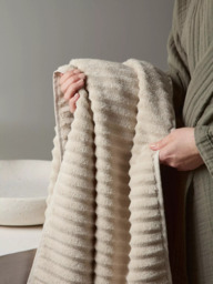 Bedfolk Ripple Cotton Towels - thumbnail 2