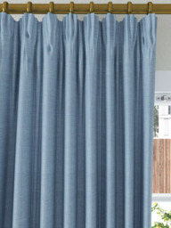 John Lewis Textured Weave Pair Blackout Lined Pencil Pleat Curtains