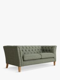 Laura Ashley Chatsworth Medium 2 Seater Sofa, Oak Leg - thumbnail 1