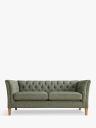 Laura Ashley Chatsworth Medium 2 Seater Sofa, Oak Leg - thumbnail 3