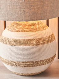 Pacific Talalla Seagrass Table Lamp, Natural - thumbnail 4