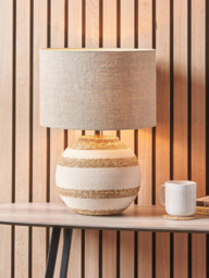 Pacific Talalla Seagrass Table Lamp, Natural - thumbnail 3