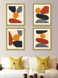 Brookpace Lascelles 'Desert Rocks 3' Framed Print & Mount, 56 x 46cm, Brown/Multi - thumbnail 3