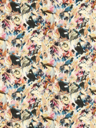 Harlequin Dance Of Adornment Made to Measure Curtains or Roman Blind, Pomegranate/Grounded/Incense - thumbnail 1