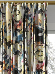 Harlequin Dance Of Adornment Made to Measure Curtains or Roman Blind, Pomegranate/Grounded/Incense - thumbnail 6