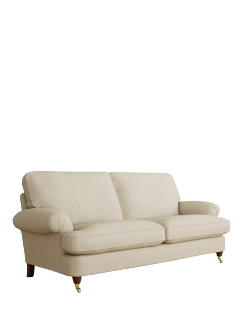 Laura Ashley Beaumaris Large 3 Seater Sofa, Teak Leg - image 1