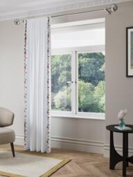 John Lewis x Anine Cecilie Iversen Posy Embroidered Slot Top Voile Panel, Multi - thumbnail 4