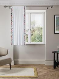 John Lewis x Anine Cecilie Iversen Posy Embroidered Slot Top Voile Panel, Multi - thumbnail 5