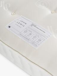 John Lewis Waitrose Wool 1200 Pocket Spring Mattress, Firm Tension, King Size - thumbnail 2