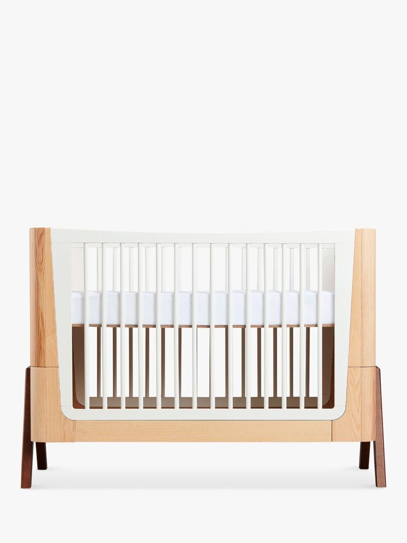 Gaia Baby Hera Cot, Natural/Walnut by John Lewis Partners