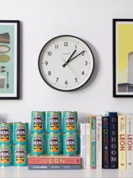 Jones Clocks Jam Analogue Wall Clock, 30cm, Black - thumbnail 3