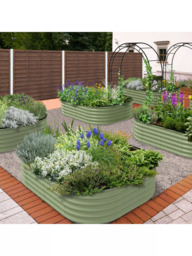 VegTrug VegTub Raised Bed Metal Planter, 92cm - thumbnail 2