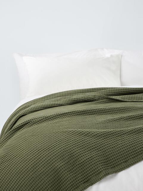 John Lewis Washed Waffle Bedspread - image 1