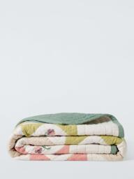 John Lewis x Anine Cecilie Iversen Pansy Quilted Bedspread, Multi - thumbnail 4