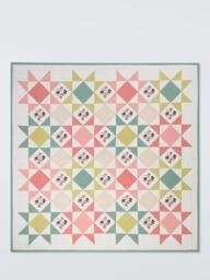 John Lewis x Anine Cecilie Iversen Pansy Quilted Bedspread, Multi - thumbnail 2