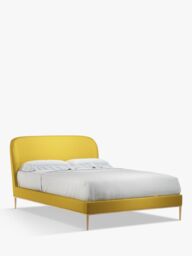 John Lewis Show-Wood Upholstered Bed Frame, Double - thumbnail 1