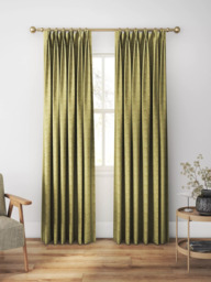 William Morris At Home Marigold Velvet Made to Measure Curtains or Roman Blind, Ochre - thumbnail 5