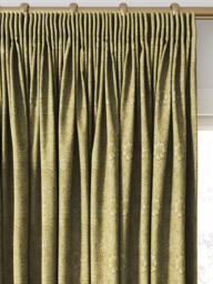 William Morris At Home Marigold Velvet Made to Measure Curtains or Roman Blind, Ochre - thumbnail 2