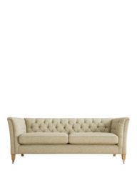 Laura Ashley Chatsworth Large 3 Seater Sofa, Oak Leg - thumbnail 3