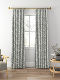 Clarke & Clarke Mallow Made to Measure Curtains or Roman Blind, Slate/Dove - thumbnail 3