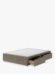 Hypnos Non-Sprung Upholstered 4 Drawer Divan Base, King Size - thumbnail 2