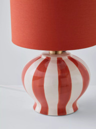 John Lewis Burano Striped Ceramic Table Lamp - thumbnail 5
