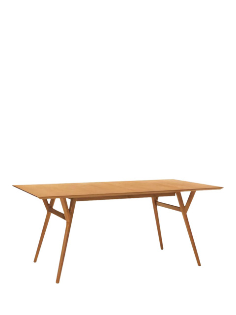west elm Mid-Century 4-6 Seater Extendable Wood Dining Table, Acorn - image 1