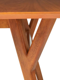 west elm Mid-Century 4-6 Seater Extendable Wood Dining Table, Acorn - thumbnail 5