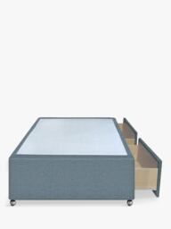 John Lewis Non-Sprung Upholstered 2 Drawer Divan Base, Single - thumbnail 4