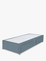 John Lewis Non-Sprung Upholstered 2 Drawer Divan Base, Single - thumbnail 1
